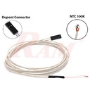 NTC 100K B3950 Thermistor Sensor With Cable For Extruder (SKU#3D1026)