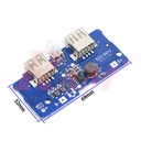 Power Bank Module With Dual Micro USB 3.7V to 5V 2A Booster With 18650 Lithium Battery Charger (SKU#M477)