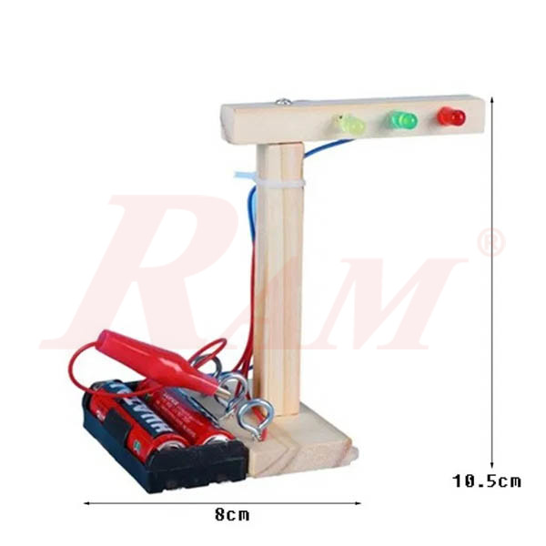 DIY Wood Traffic Lights - Science Toy