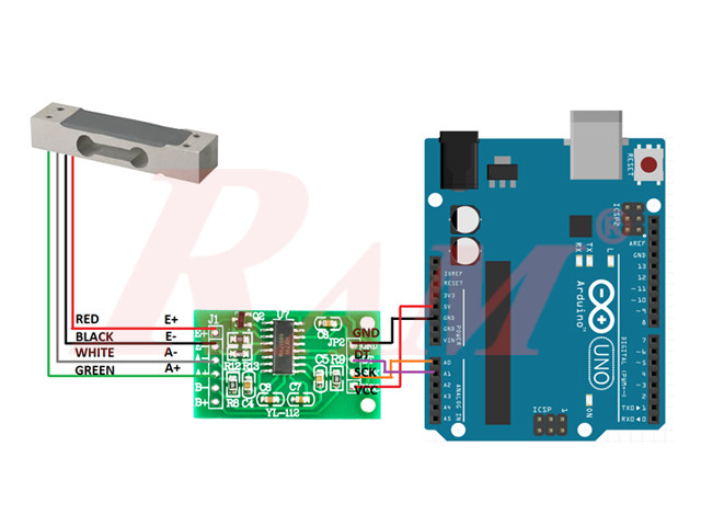 HX711 Weight Scale Analog-to-Digital Converter (ADC) 24-bit