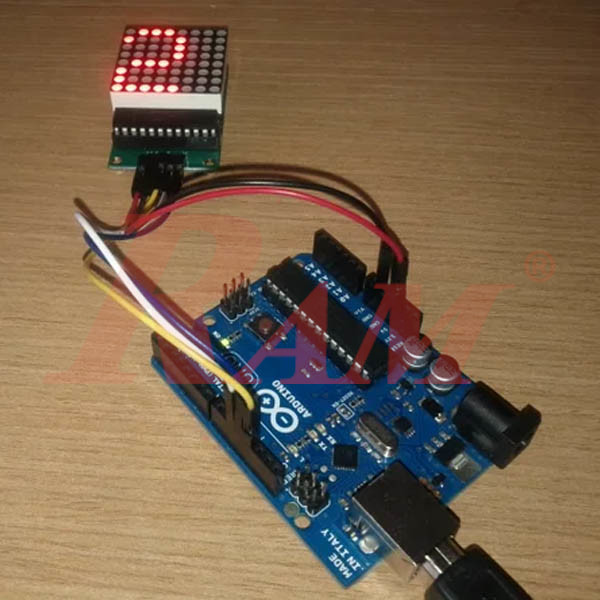 LED Matrix 8x8 MAX7219 Module for Arduino & Microcontroller