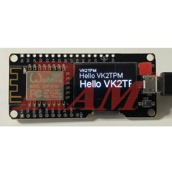 NodeMCU With 0.96" OLED Based On ESP8266