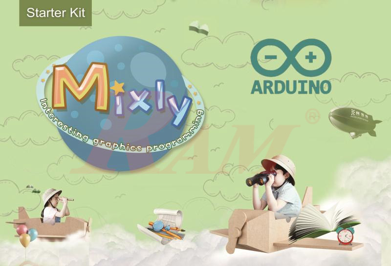 Mixly Block Coding With Arduino Kit For Kids - Arduino Simple & Beginner Complete Learning Kit