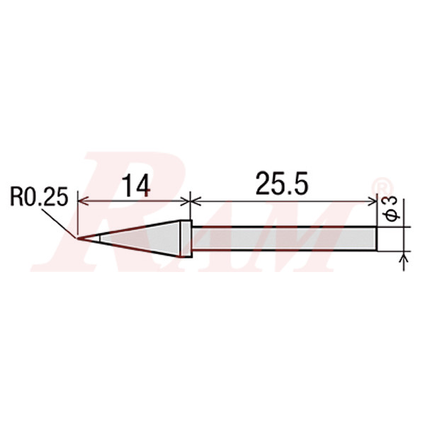 goot® CS-20/30RT-SB Soldering Irons Replacement Tip For CS-31