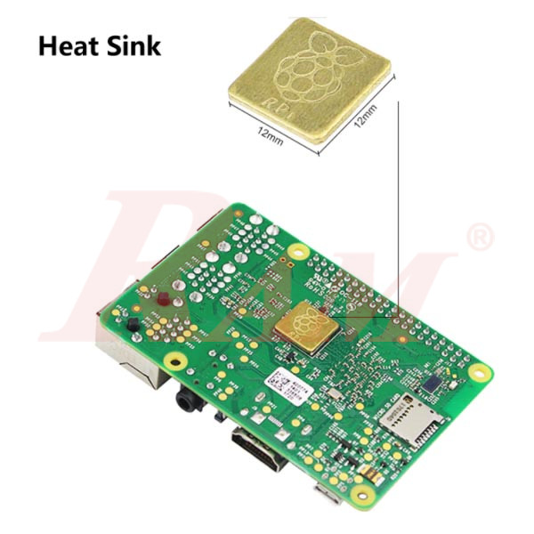 Raspberry Pi Dual Fans With Heatsink Cooling System