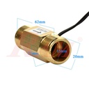 DN15 Water Flow Sensor 1~12 L/min Copper G1/2 - DC250V/70W