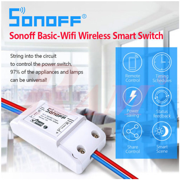 SONOFF 1 Channel - Basic R2 WiFi DIY Smart Switch