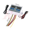 XH-W1088 220Vac Dual Digital Programmable Temperature Controller 10A