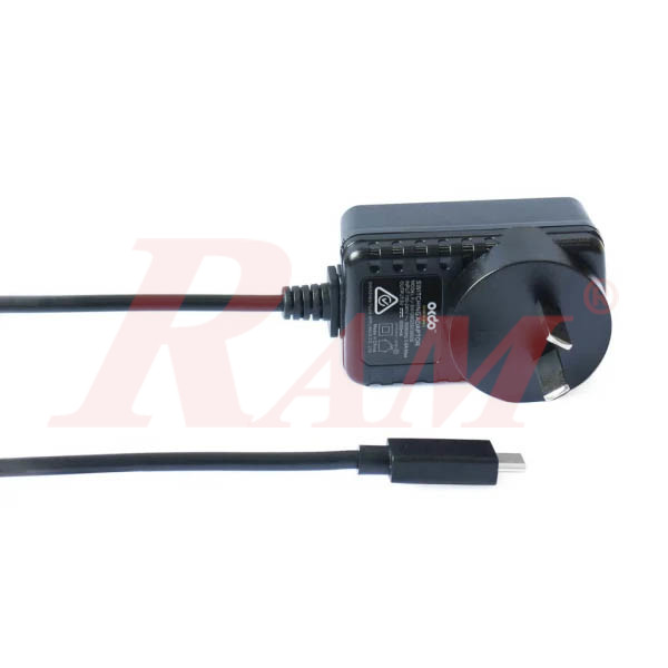 Okdo Raspberry Pi Power Supply 5Vdc 3A, USB Type C, 1.5m