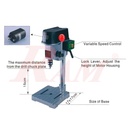 Drill SUROM With Stand & Variable Speed Control (up to16000 RPM)