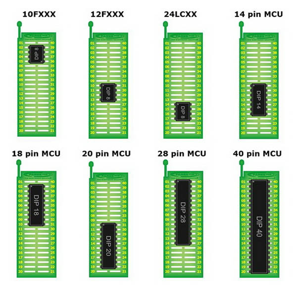 PICkit2/PICkit3 Extension Board