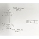 Plastic Wing PCB Bracket Spacer 24mm