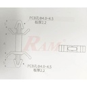 Plastic Wing PCB Bracket Spacer 34mm