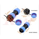 KF17-9pin IP68 Waterproof Dustproof Connector