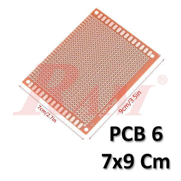 PCB 9x7 cm2 Dots Holes (SKU#PCB6)