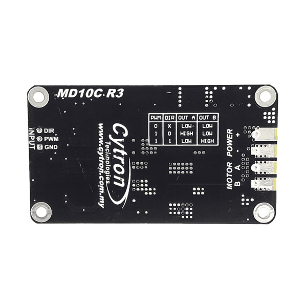 MD10C Cytron 10Amp 5V-30V DC Motor Driver (1 Channel)