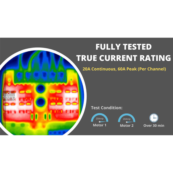MDD20A Cytron 20Amp 6V-30V DC Motor Driver (2 Channels)