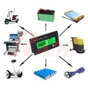 Battery Capacity Indicator / Tester LCD Panel