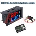 Dual Reading Digital Panel Meter DC 100V/10A - D27B