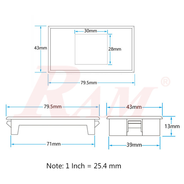 LCD Panel Digital Voltmeter Ammeter Wattmeter DC 0-50V 5A 250W