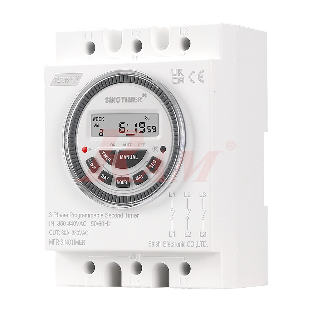 TM619-380Vac 3-Phase Timer Switch 30A/380Vac