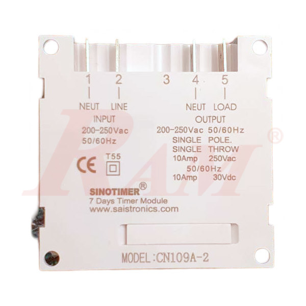 CN109A-2/10A 220Vac Timer Switch