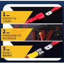 FDD5.5-250 Insulated 6.3mm Female Blade Electrical Crimp Terminal Connector