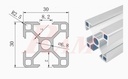 3030 Aluminum Profile 30x30x1000mm - Model SY3030