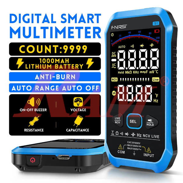 FNIRSI® S1 Large Screen Digital Display Smart Multimeter