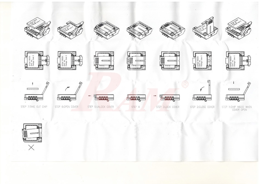 DIP to QFN8 2 in 1 Adapter