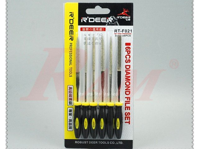 RT-F021 3x150 Needle Files 6-Piece Set