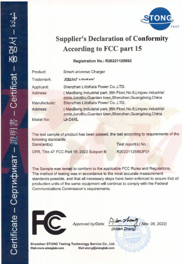 LiitoKala® Lii-D4XL Battery Charger Li-ion Battery