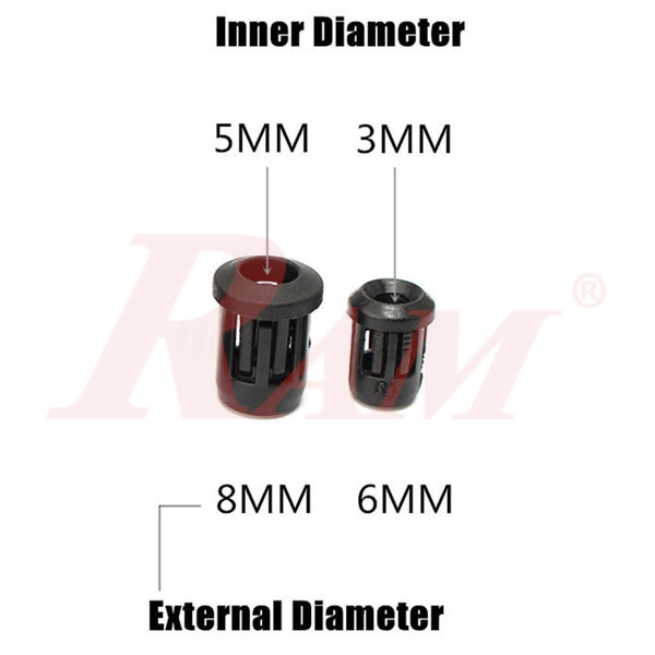 LED 5mm Plastic Cover - LED Bezel Holder