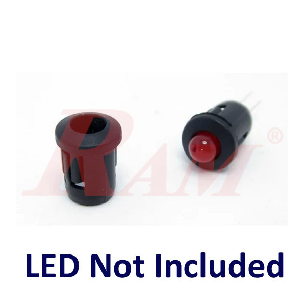 LED 5mm Plastic Cover - LED Bezel Holder
