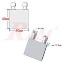 Aluminum Water Block 40x40 mm For Thermoelectric Cooler (Peltier)