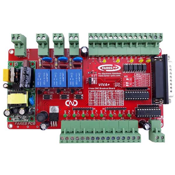 PC-CNC Parallel Interface Control 6 Axis - Compatible with MACH3