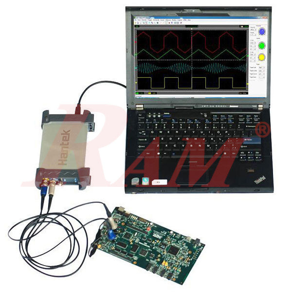 Hantek 6022BL 20MHz 2 Channels PC USB Virtual Oscilloscope with 16CHs Logic Analyzer