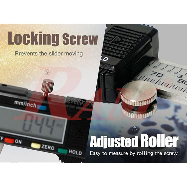 Pro'sKit® PD-151 Electronic Caliper Digital Vernier Caliper - High Accuracy - Micrometer 150mm/6" 