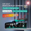 Pro'sKit® CP-335N CAT-7 Modular Plug Crimping Tool