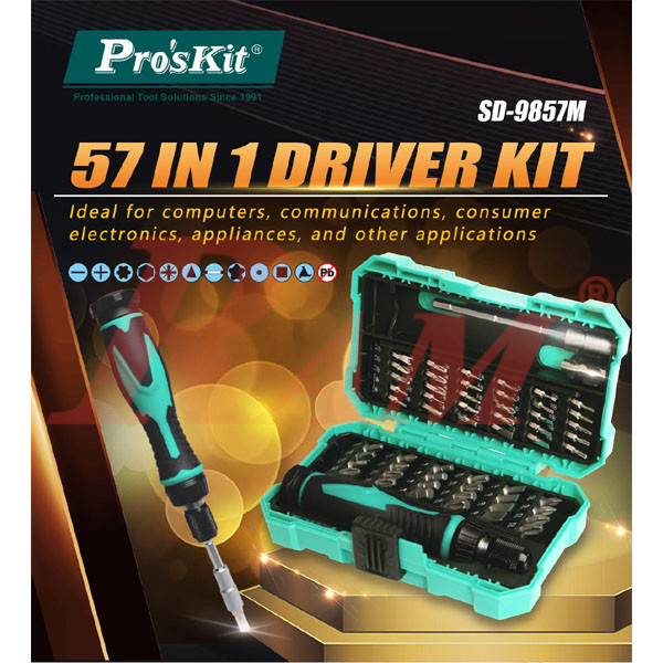 Pro'sKit® SD-9857M 57 in 1 Screwdriver Set