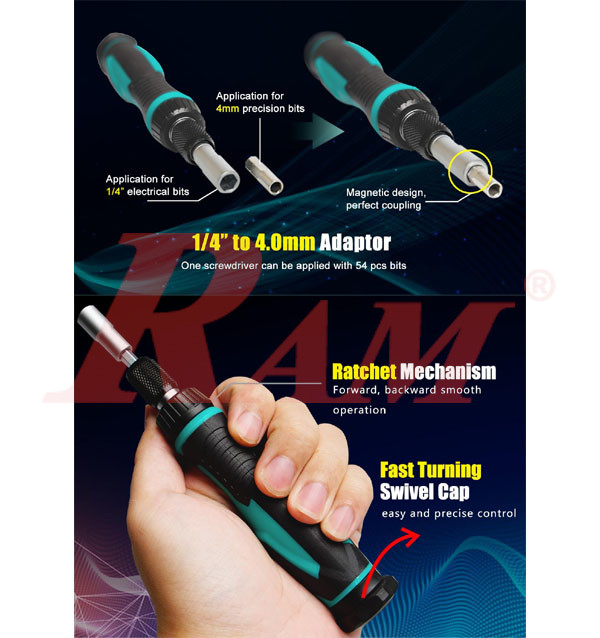 Pro'sKit® SD-9857M 57 in 1 Screwdriver Set