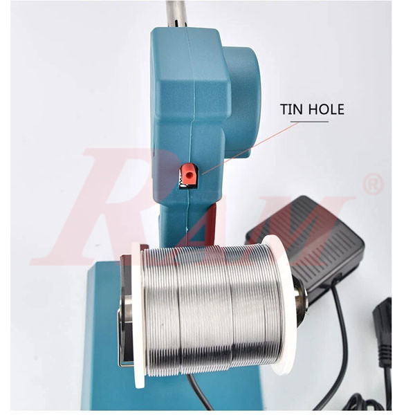 HCT-80 Automatic Tin Feeding Soldering Iron 80W - With Foot Pedal