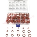 Box of Red O-Ring VMQ Rubber Sealed Ring Heat Resistant Silicon 200°C 225pcs/set (SKU#VMQ225)