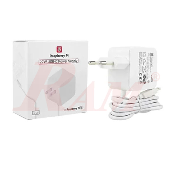 Raspberry Pi 5 - 27W USB-C Power Supply
