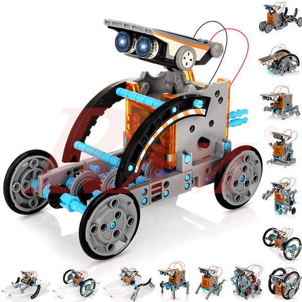 DIY Solar 14 In 1 Educational Robot Kit