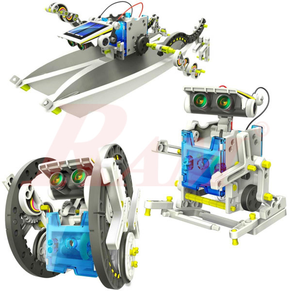 DIY Solar 14 In 1 Educational Robot Kit