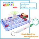 Kids Electric Circuit Kit NO.112 - 16 Parts Maze Challenge UFO DIY STEM Toys Educational Electronics for Learning