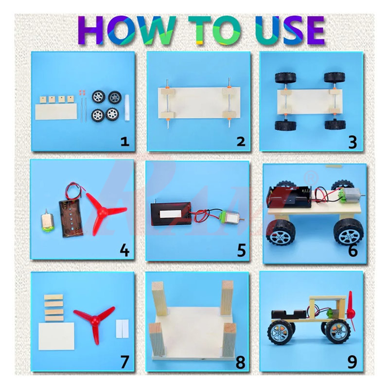 DIY Wood Cross Country Vehicle - Science Toy