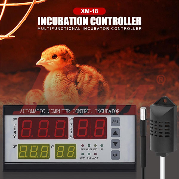 XM-18 220Vac Egg Incubator Programmable Controller Hygrostat Thermostat