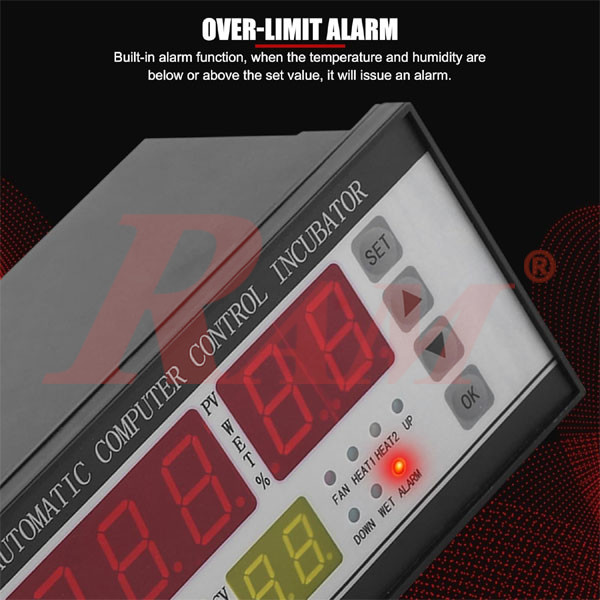 XM-18 220Vac Egg Incubator Programmable Controller Hygrostat Thermostat